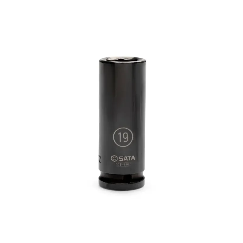 1/2" Drive 6 Point Impact Deep Socket 19mm (SATAST34412SC) Ověřený