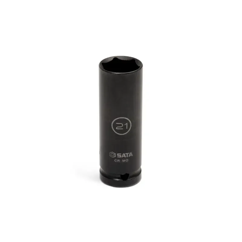1/2" Drive 6 Point Impact Deep Socket 21mm (SATAST34414SC) Aktuální