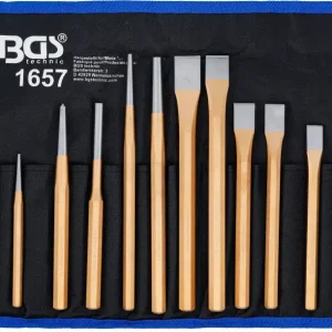 Zlevněný Vyrážeče, sekáče a důlčík BGS101657 Sada 12 dílů (BGS101657)