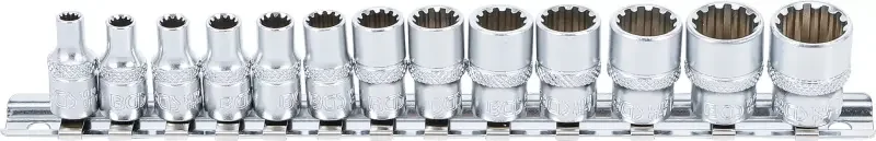 Zlevněný Nástrčné hlavice 1/4" 4,5 ÷ 14 mm GEARLOCK. (Sada 13 dílů). BGS 2150 (BGS102150)