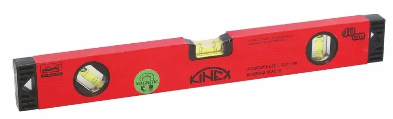 Zednická vodováha Kinex s magnetem (3 libely, 400 mm) (KI50180) Odeslání Ihned