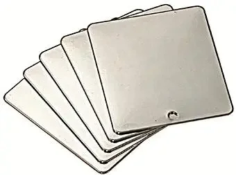 Zrcátko na ocelovém plechu 80x70x1mm Cenový Hit