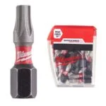 Zlevněný MILWAUKEE Shockwave bit torx TX20x25mm 1/4 Impact Duty – 25ks