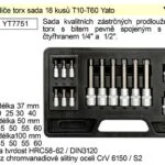 YATO Gola ořechy torx sada 18 kusů T10-T60 Yato Nakupujte Hned