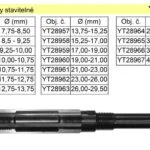 YATO Výstružník stavitelný9,25-10,00mm HSS YT-28952 Tovární Cena