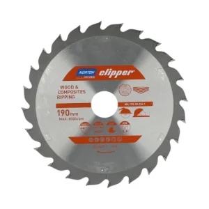 Zlevněný Kotouče na dřevo 190x2.8mm /1.8x30mm Norton Clipper TCT WOOD RIPPING