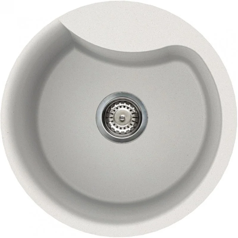 Akce ELLECI EGO ROUND granitový dřez, titano 485 x 225 mm