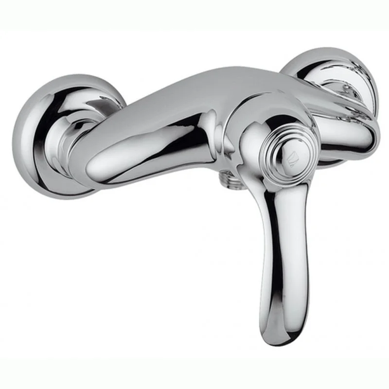 Značkový FONTE Flavia baterie sprchová ze zdi bez kompletu, 150 mm, chrom FA168CR