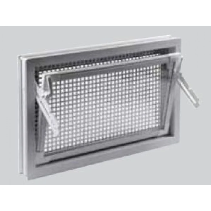 ACO Markant víceúčelové plastové okno s mřížkou proti hlodavcům 80 x 50 cm hnědé F2105 Přímo Od Výrobce