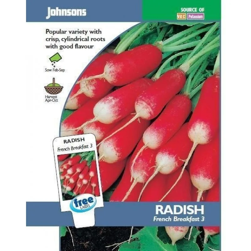 Značkový JOHNSONS Ředkvička „French Breakfast 3“ 12555
