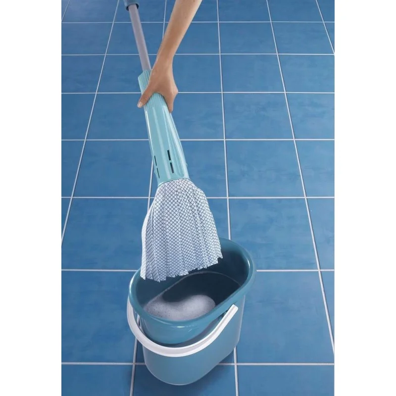 Zlevněný LEIFHEIT Mop podlahový s proužky + Vědro 10 l PICCOLO 56710+4111801