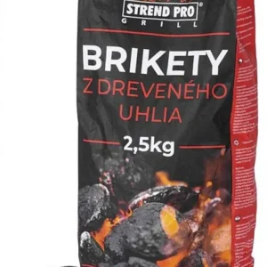Zlevněný Grilovací brikety z dřevěného uhlí, 2,5kg