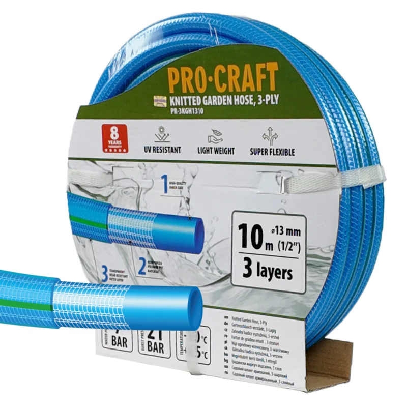 Zahradní hadicí Procraft PR-3KGH1310 3 vrstvy, 1/2" 10m | PR-3KGH1310 Procraft Finální Výprodej
