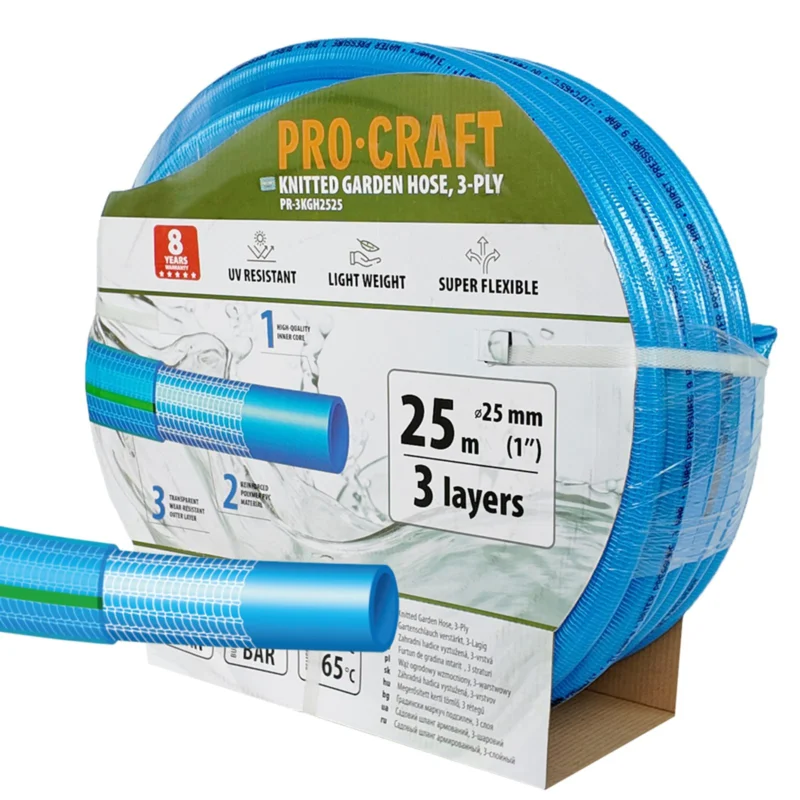Zahradní hadicí Procraft PR-3KGH2525 3 vrstvy, 1" 25 m | PR-3KGH2525 Procraft Horká Nabídka