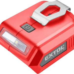 Zlevněný EXTOL PREMIUM nabíječka aku pro USB zařízení, se světlem, SHARE20V, bez baterie, 5V/2A, 8891896