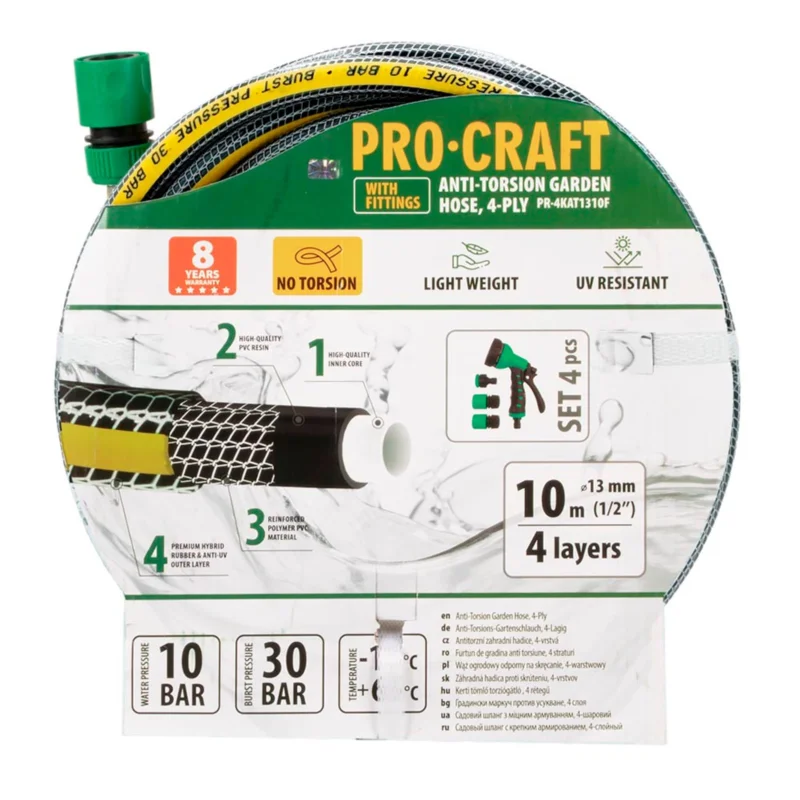 Zahradní hadicí Procraft PR-4KAT1310F | PR-4KAT1310F Procraft Vrácení Zdarma