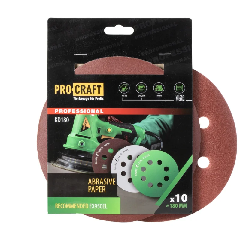 Značkový Brusný papír 10 ks. Procraft КD180.150 | KD180.150 Procraft