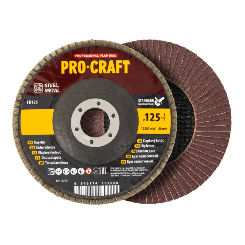 Zlevněný Lamelový kotouč Procraft FD125P100T27 | FD125P100T27 Procraft