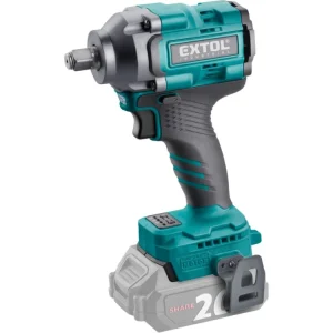 Akce EXTOL INDUSTRIAL utahovák rázový 1/2" aku SHARE20V, 500Nm, BRUSHLESS, bez baterie a nabíječky, 8791815
