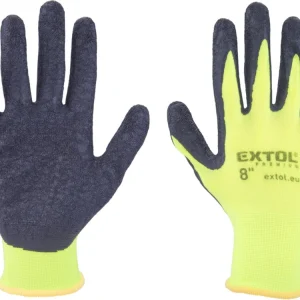 Zlevněný EXTOL PREMIUM rukavice nylonové, bezešvé, polomáčené v latexu, velikost 8", 8856644