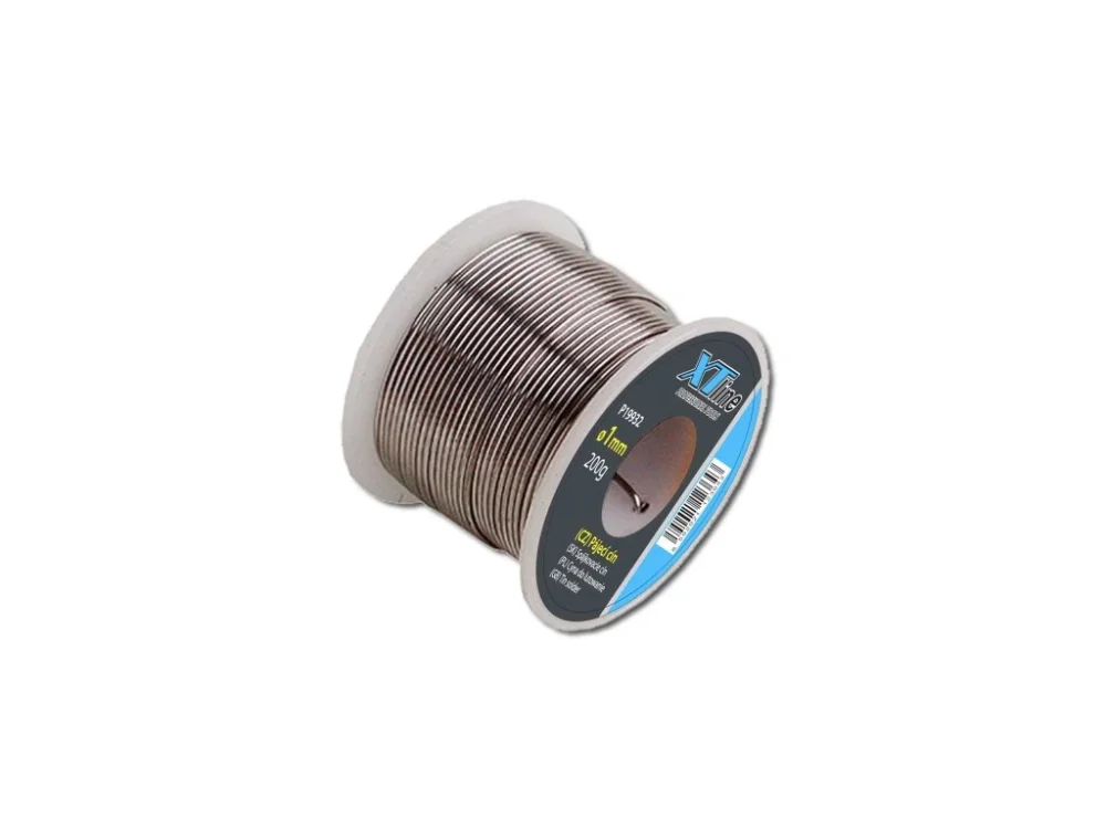 XTLINE Náhradní pájecí cín 1 mm/200g - P19932 Omezená Nabídka