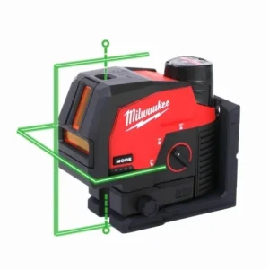 Značkový MILWAUKEE Aku kombinovaný křížový laser M12 CLLP-301C  + Prodloužená záruka výrobce