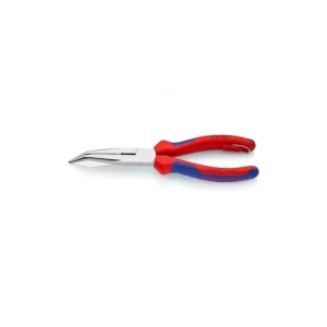 Zlevněný KNIPEX Půlkulaté kleště zahnuté chrom s pojistk - 2625200T