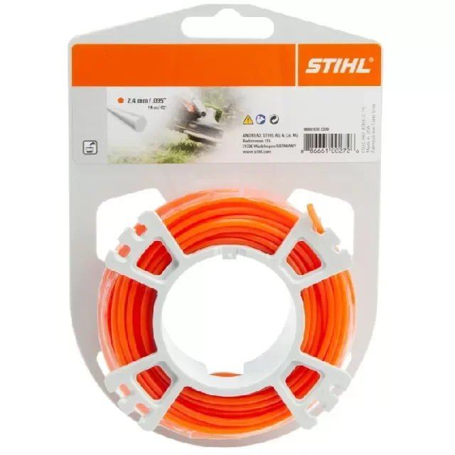Zlevněný STIHL Žací struna 2,4 mm x 41 m, oranžová, kulatá (00009302339)