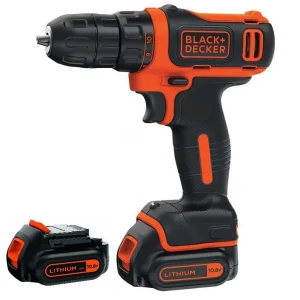 Značkový BLACK&DECKER BDCDD12B Akušroubovák 10,8V/1,5Ah Li-Ion 2x Aku