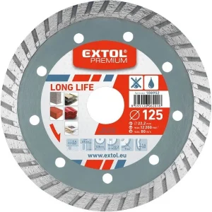 Zlevněný Extol 108952 Kotouč dia. řez, turbo LongLife,suché mokré řezání,125x22,2x2,5mm
