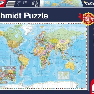 Speciální Cena Puzzle mapa světa, 1 500 dílků